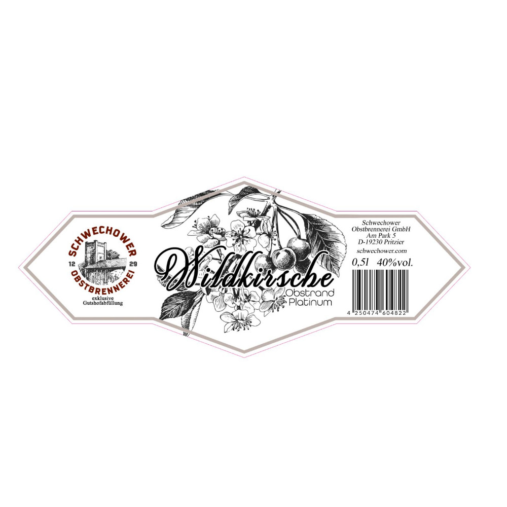 Wildkirschbrand - Platinum Edelbrände - Rarität