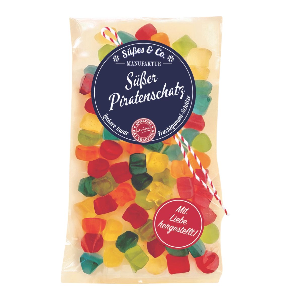 Süßer Piratenschatz Fruchtgummi 125g