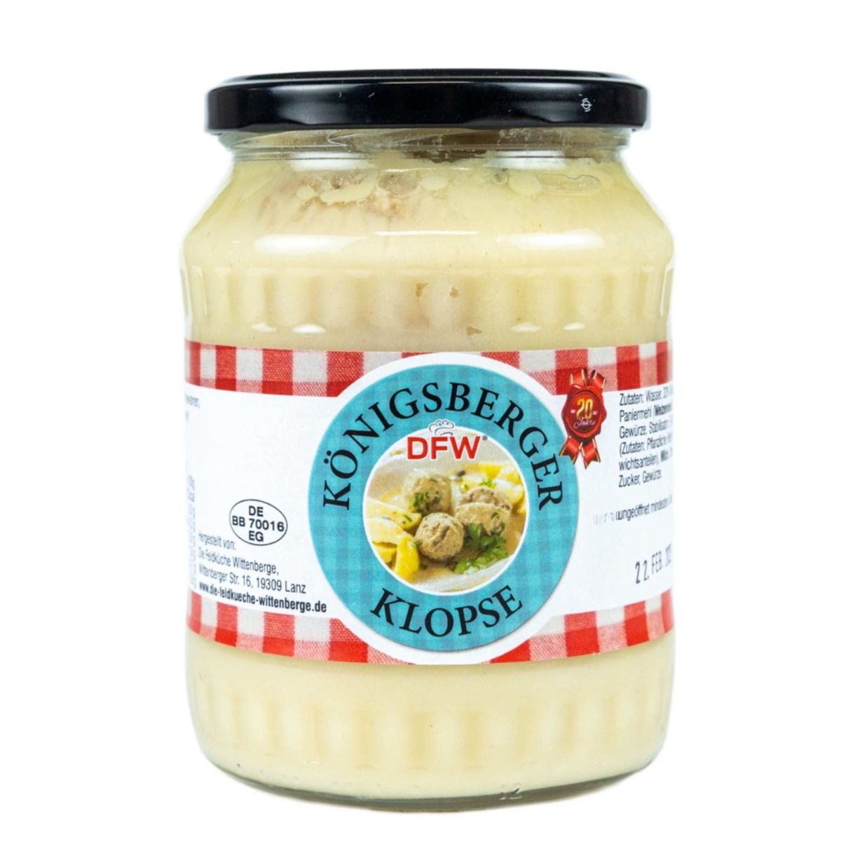 Königsberger Klopse 650g (Glas), DFW