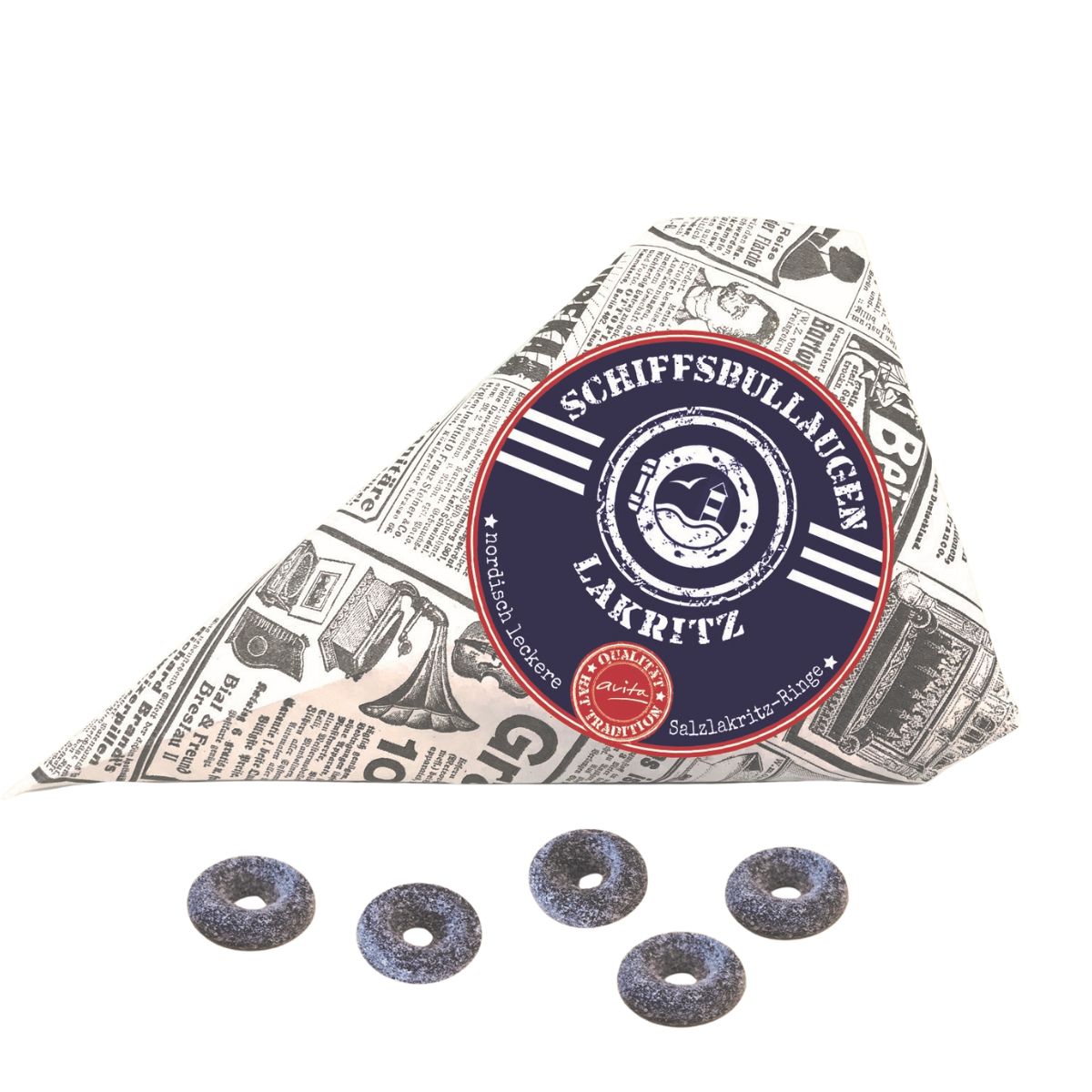 Lakritze Schiffsbullaugen salzig 100g