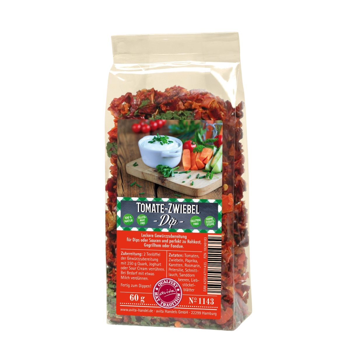 Tomaten-Zwiebel Dip 60g