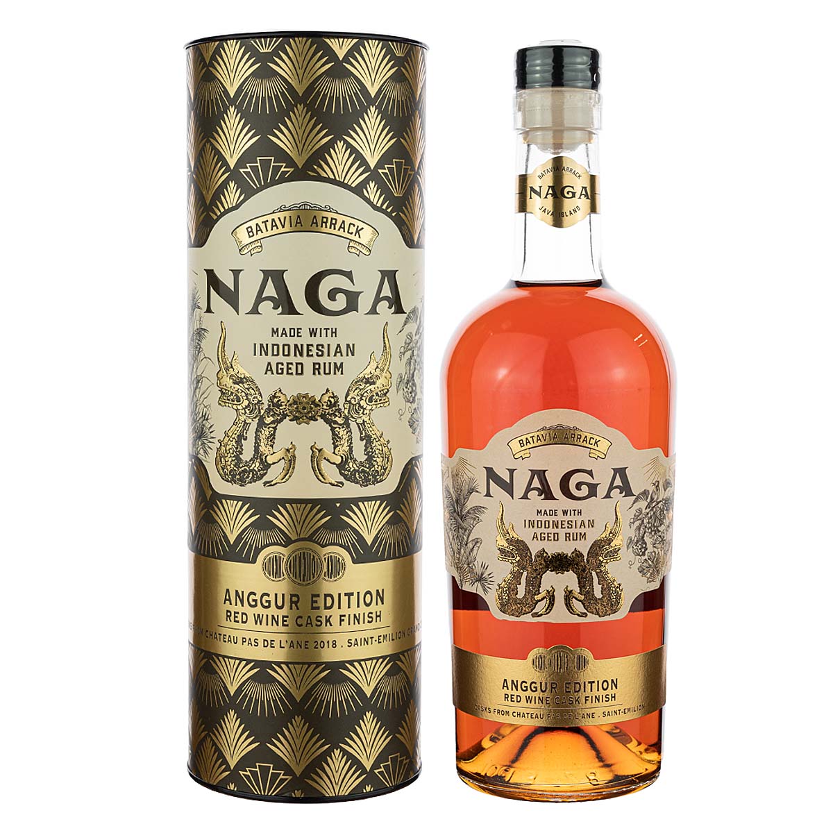 NAGA-Anggur-Edition-Box Naga Rum Anggur Edition 0.7l (40%Vol)