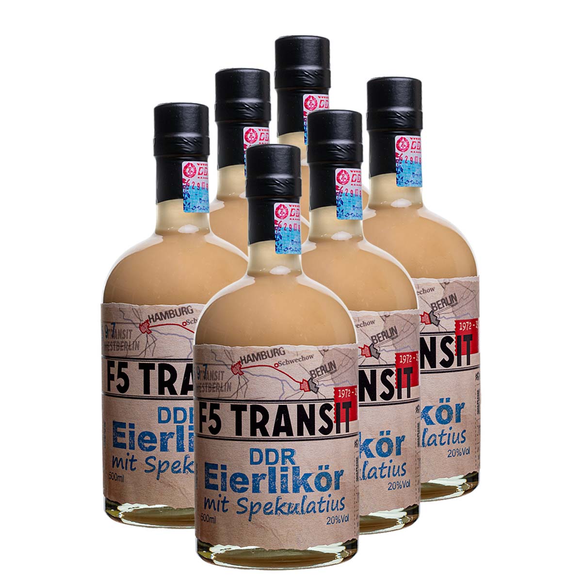 DDR Eierlikör Spekulatius 6x0.5l (20%Vol) No. 5597 - RATION DDR Eierlikör Spekulatius 6x0.5l (20%Vol) No. 5597 - RATION