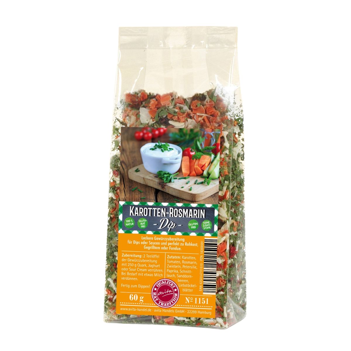 Karotten-Rosmarin-Dip 60g