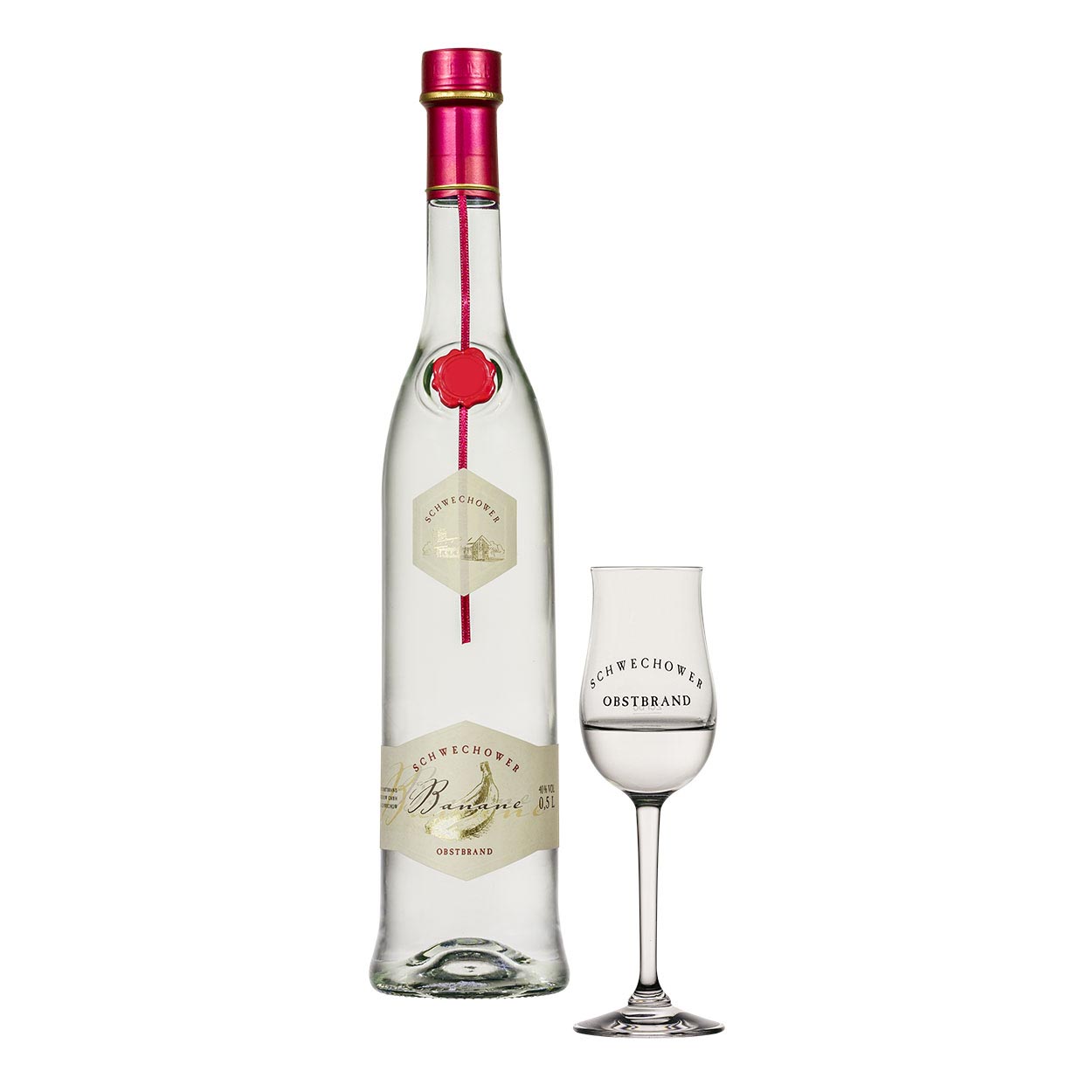 Schwechower-Banane-Obstbrand-500ml-2 Schwechower Bananenbrand kaufen