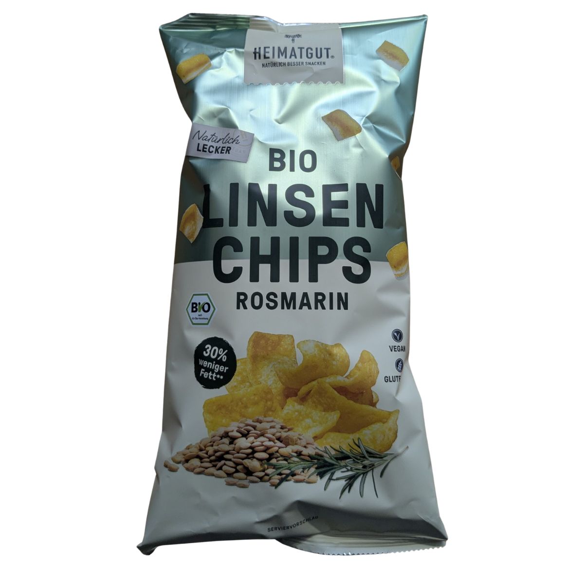BIO Linsen Chips Rosmarin 75g