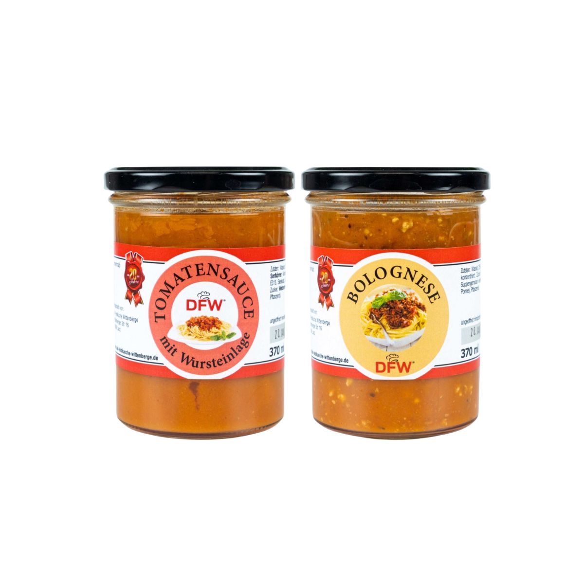 Bolognese + Tomatensauce mit Wursteinlage (Set) DFW 15244