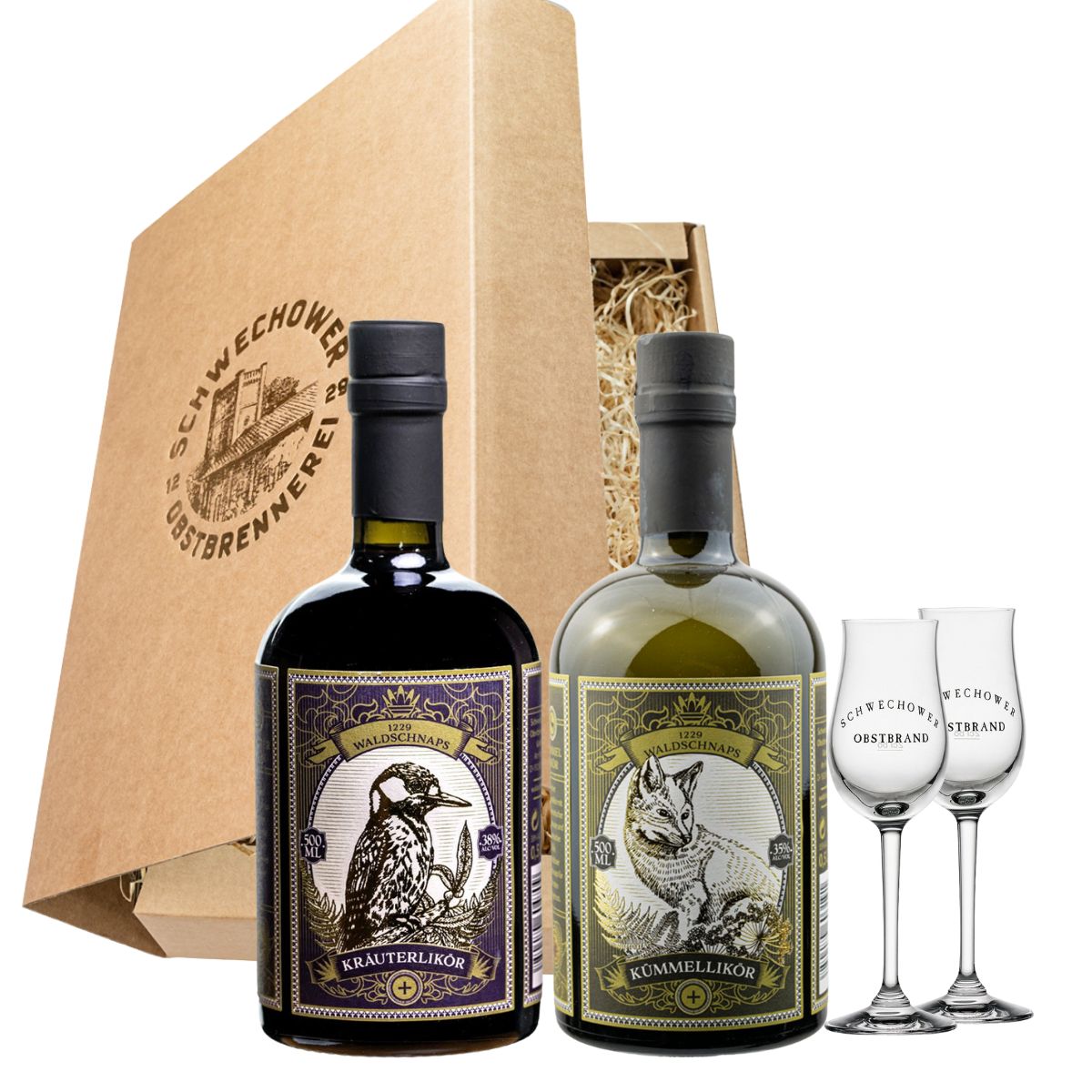 Schnapsgeschenk Nr. 15213 | Kräuter + Kümmel