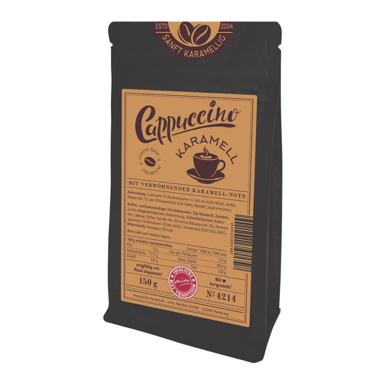 Cappuccino Karamell 150g