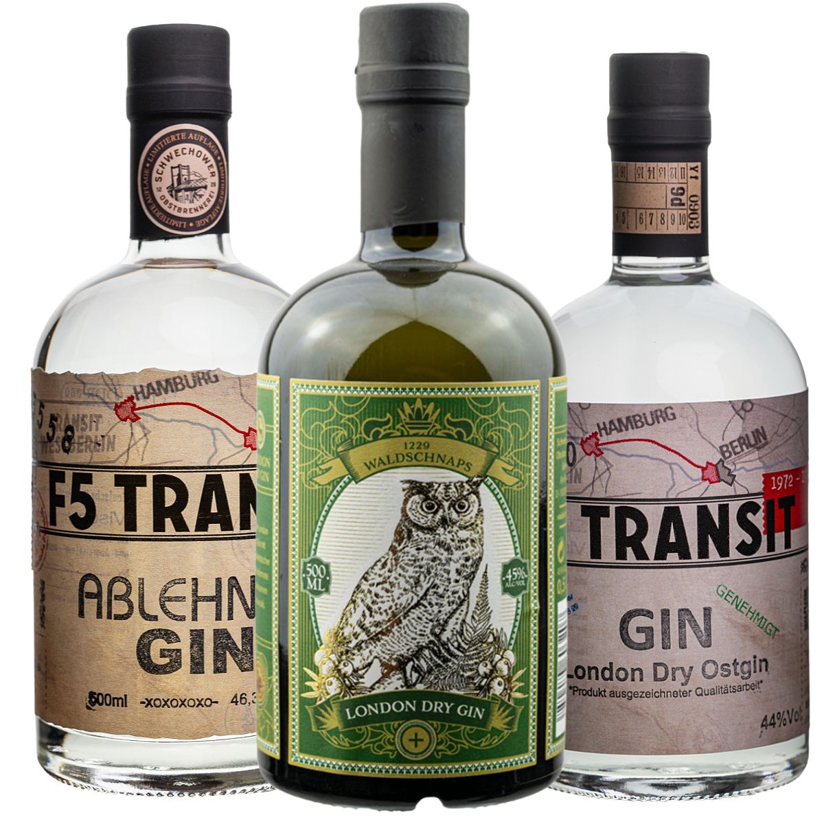 Gin-Trio | Ablehner GIN + Ostgin + WaldGin
