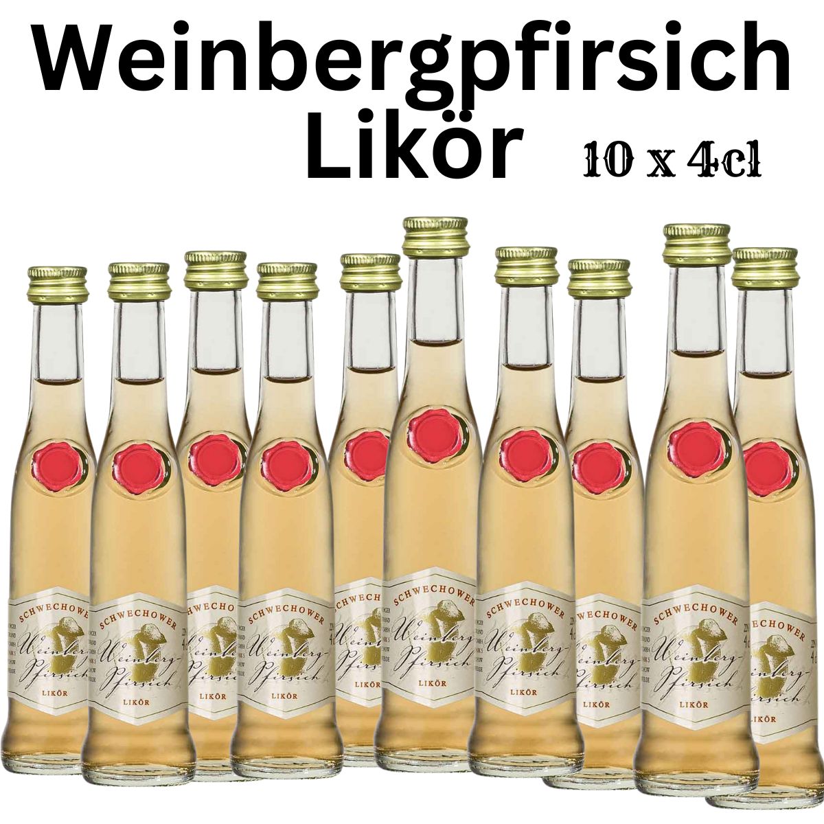 Likör Weinbergpfirsich 10x4cl (22%Vol)