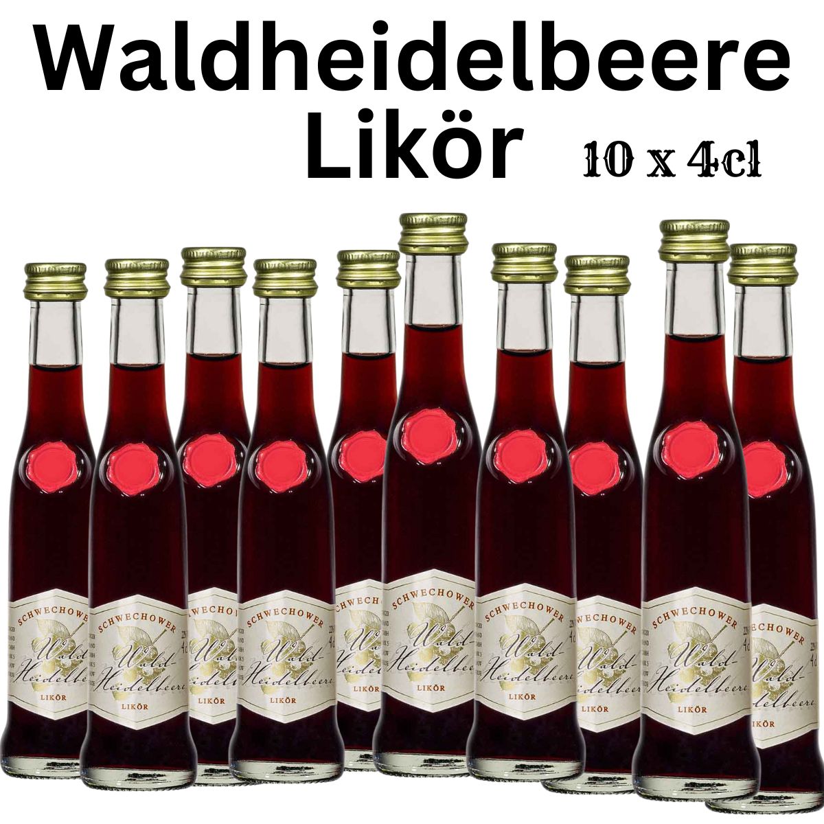 Likör Waldheidelbeere 10x4cl (22%Vol)