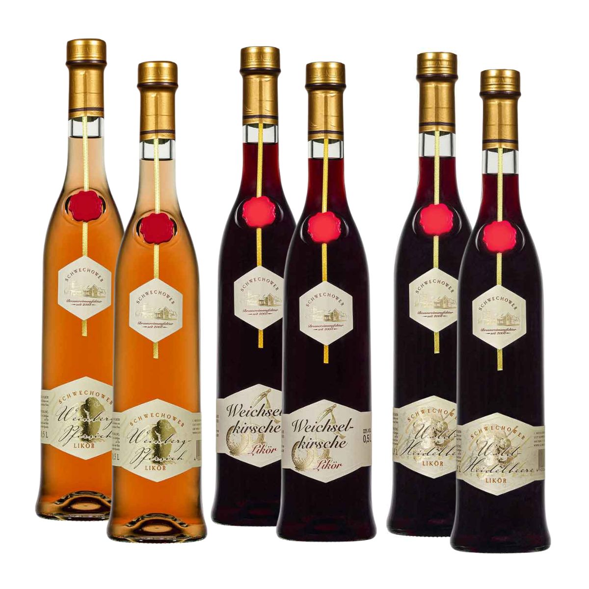 Selection Nr. 15223 | Weinbergpfirsich + Waldheidelbeere + Weichselkirsche