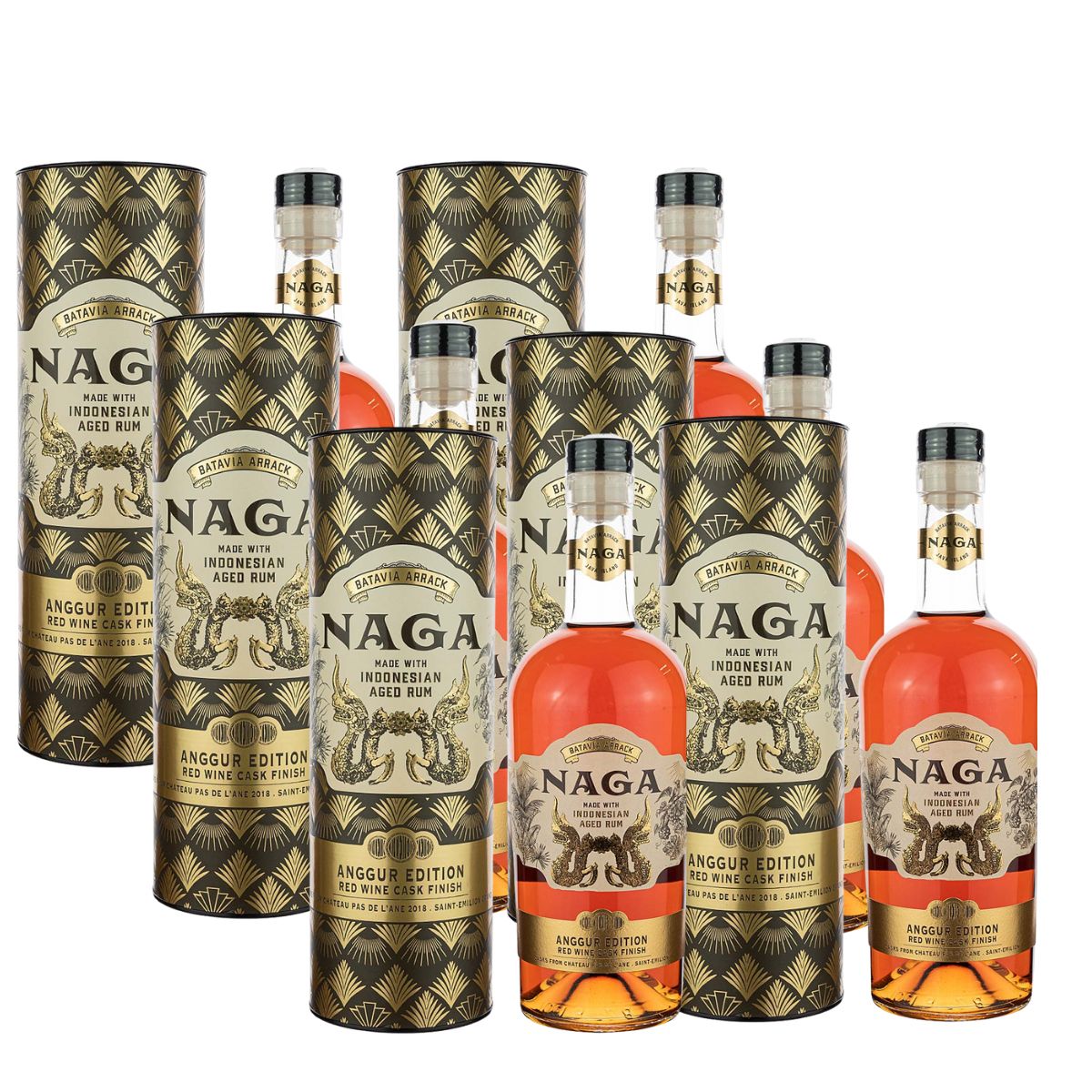 Naga Rum Anggur Edition 6x0.7l (40%Vol) - RATION