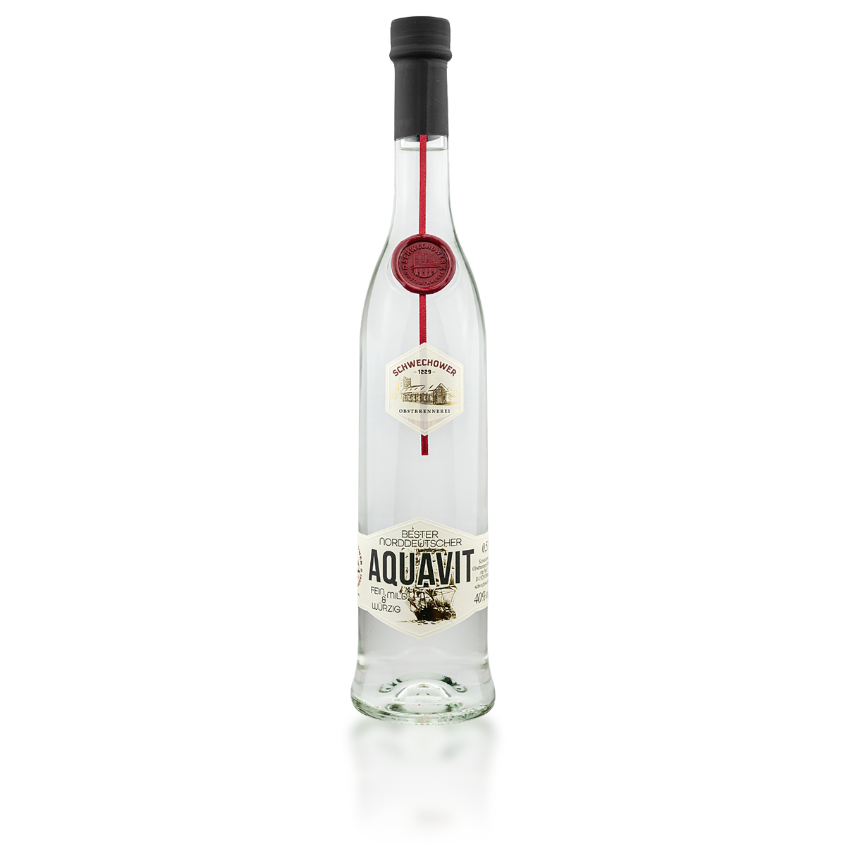 Aquavit-0-5l-satin Bester Norddeutscher Aquavit - Fein, mild und würzig