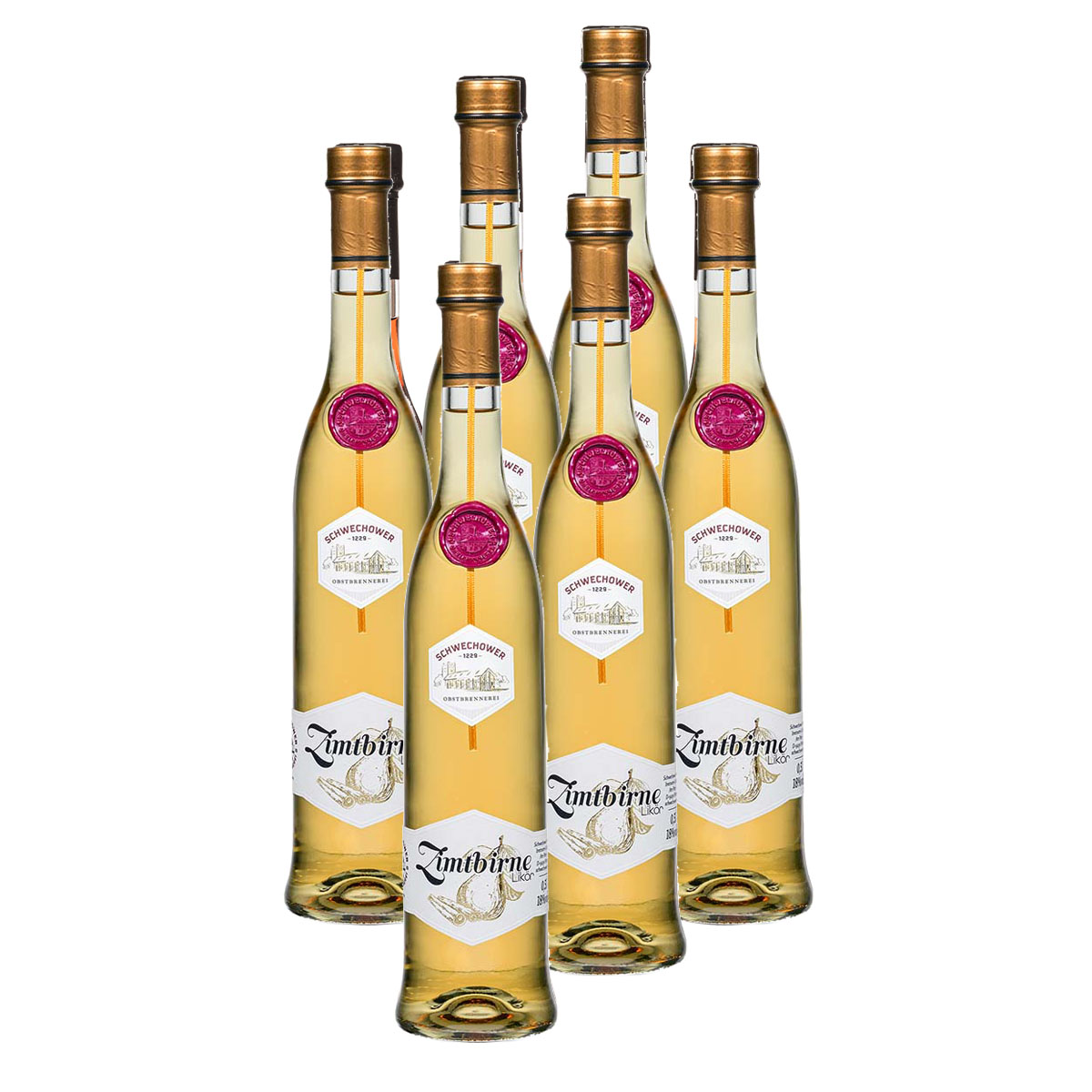 6-x-Likor-Zimtbirne-18-Vol-Williams-Birnenlikor-mit-Zimt-0-5l 6 x Likör Zimtbirne (18%Vol.) - Williams-Birnenlikör mit Zimt 0.5l
