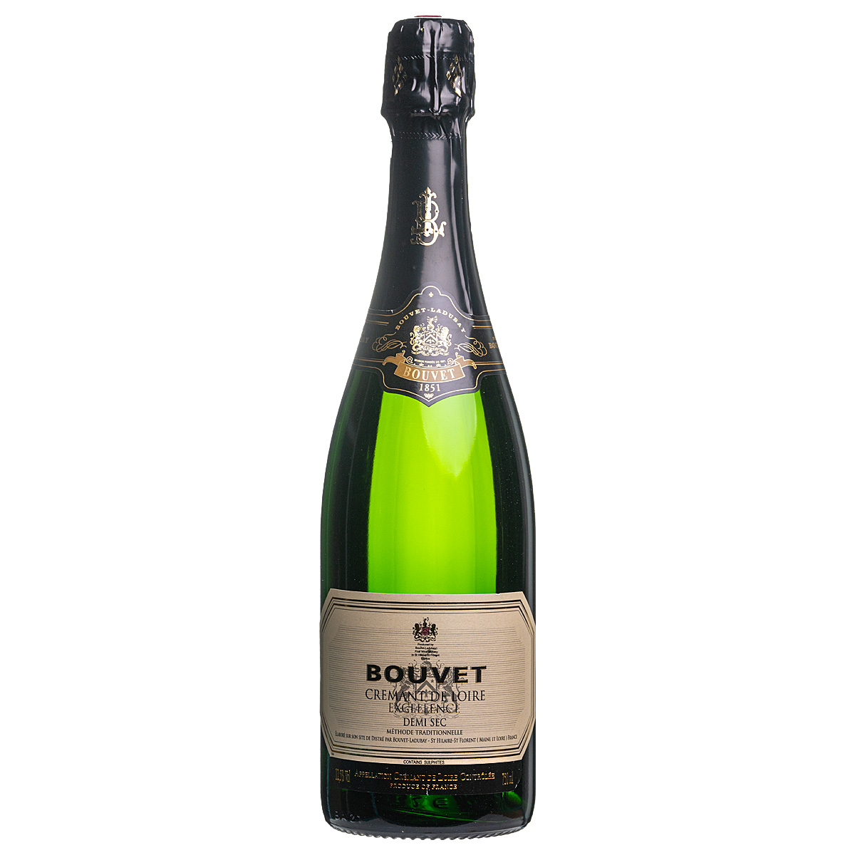Crémant de Loire Blanc Demi Sec "Excellence" 0.75l (12,5%Vol) Crémant de Loire Blanc Demi Sec "Excellence" 0.75l (12,5%Vol)
