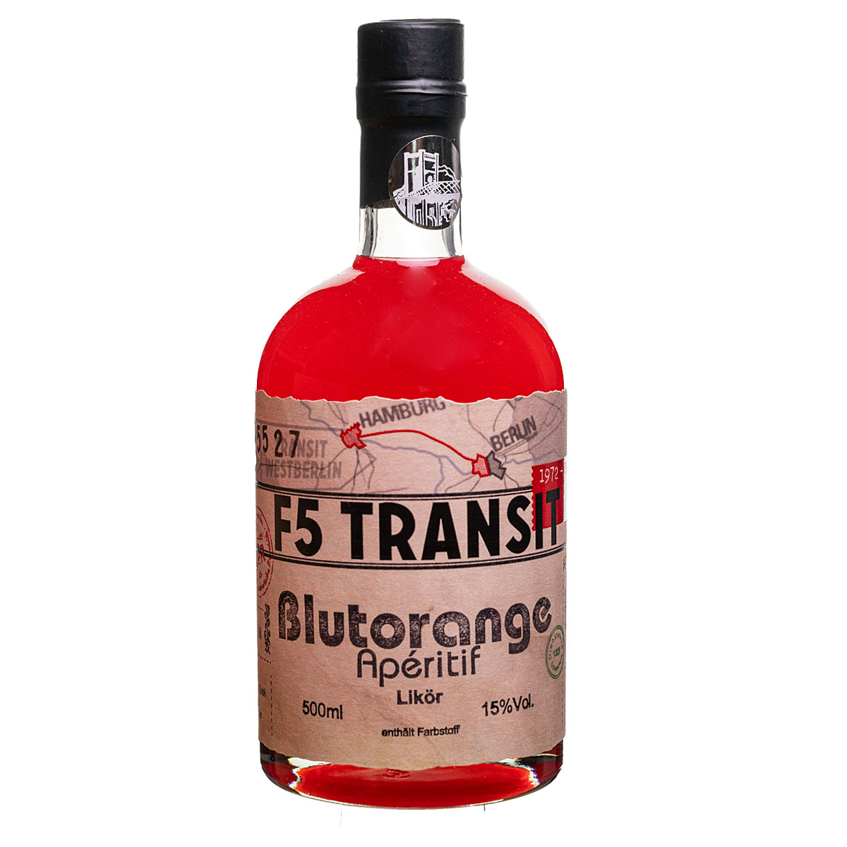 Blutorange Aperitif Likör 0.5l (15%Vol) No. 5527 Blutorange Aperitif Likör 0.5l (15%Vol) No. 5527