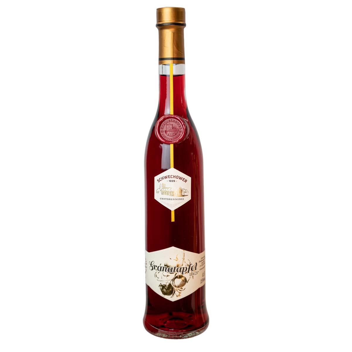 Granatapfellikor-0-5l Schwechower Likör Granatapfel 0.5l - Granatapfellikör
