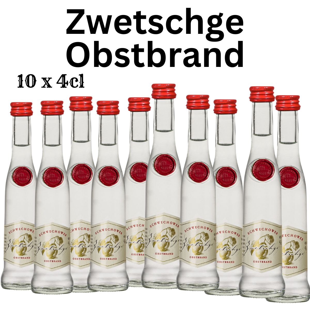 Obstbrand Zwetschge 10x4cl (40%Vol) Obstbrand Zwetschge 10x4cl (40%Vol)