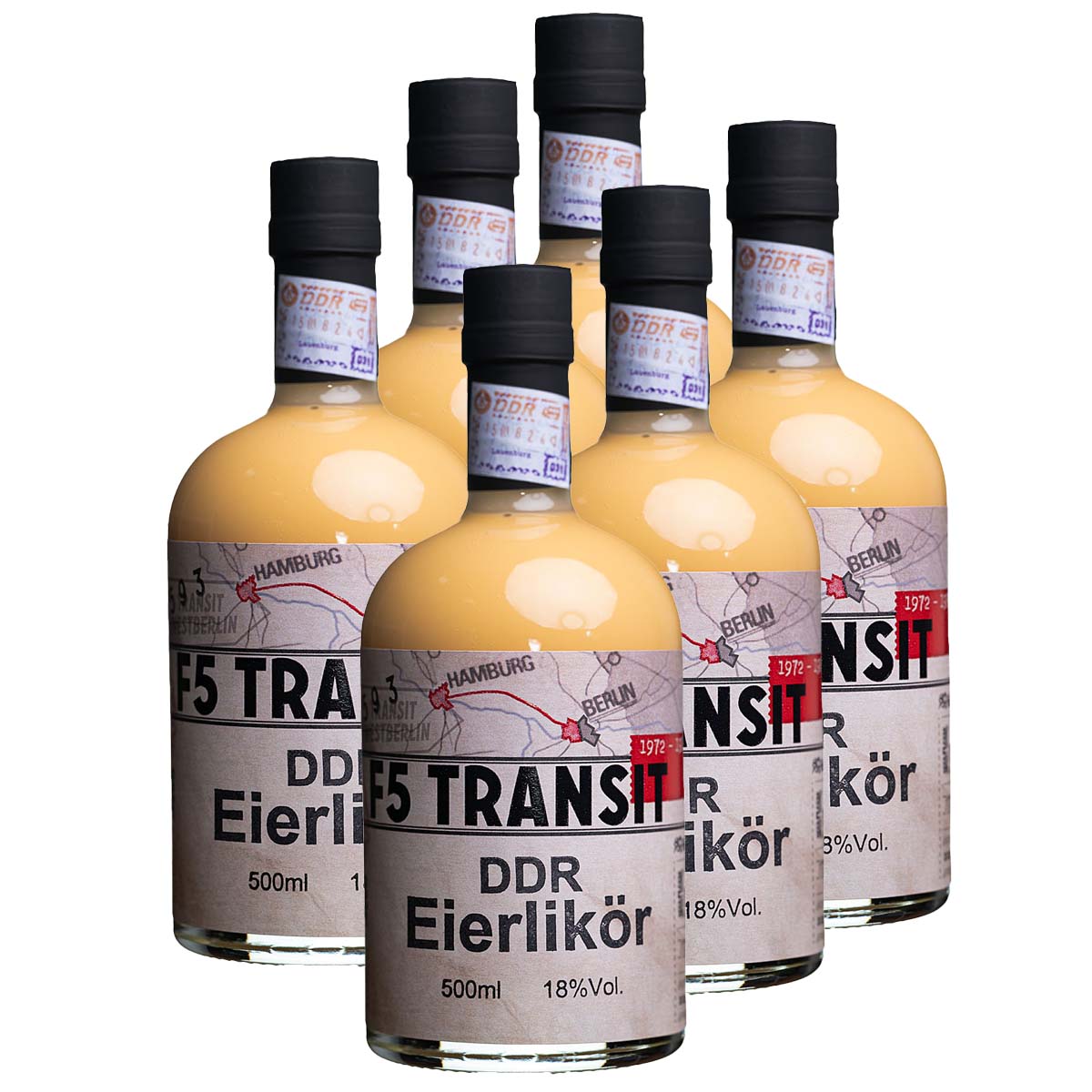 DDR Eierlikör ORIGINAL 6x0.5l (18%Vol) No. 5593 - RATION DDR Eierlikör ORIGINAL 6x0.5l (18%Vol) No. 5593 - RATION