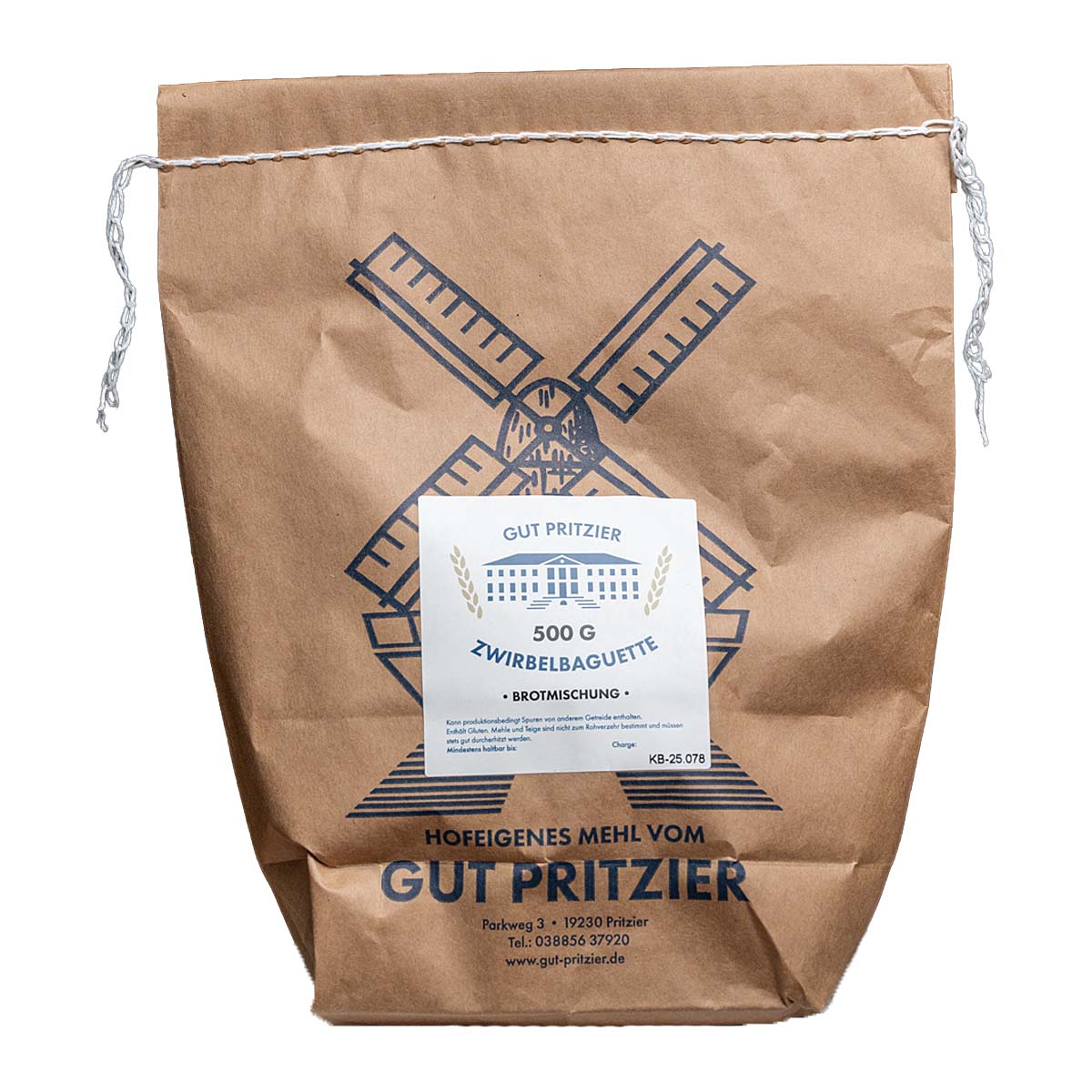 Backmischung Zwirbelbaguette 500g