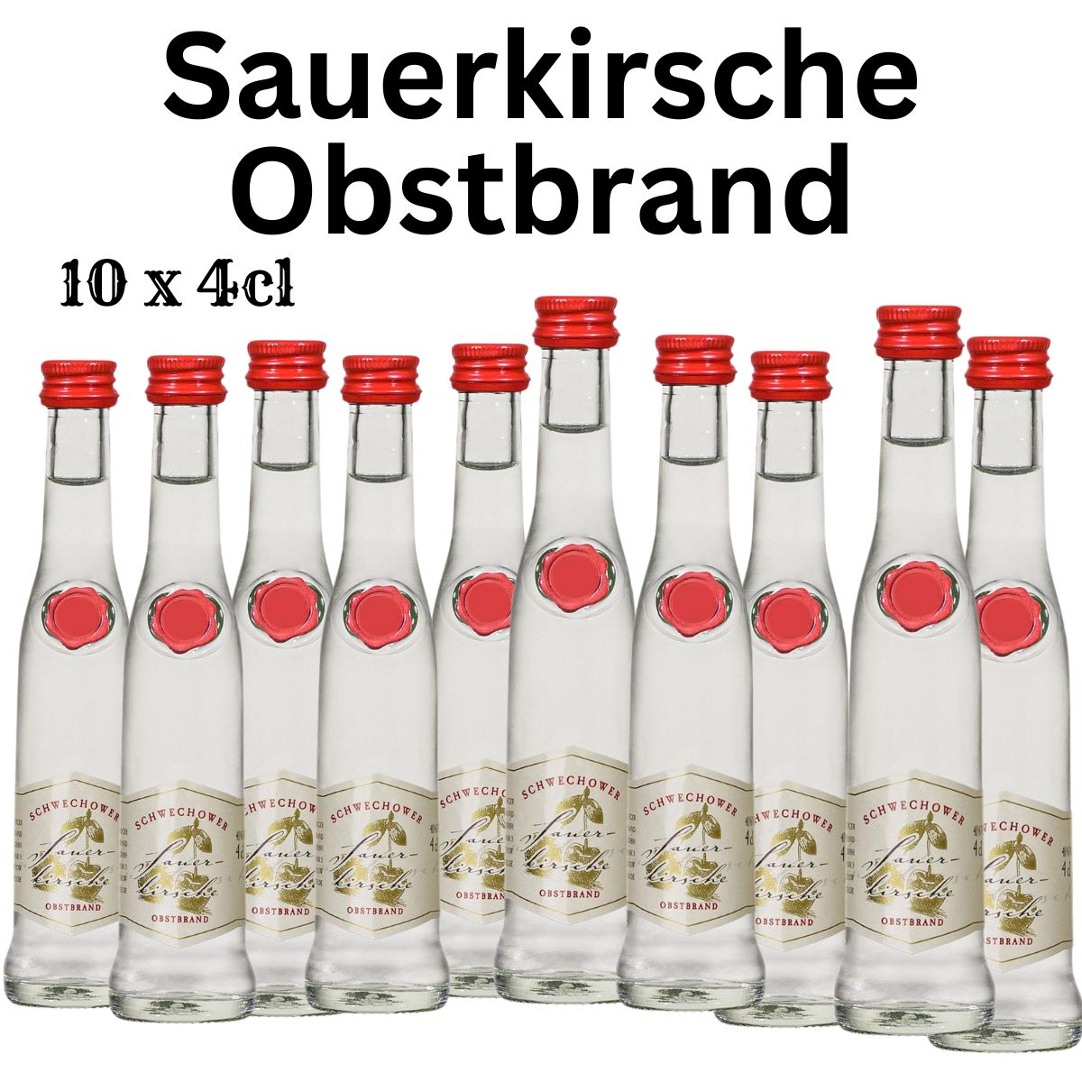 Obstbrand Sauerkirsche 10x4cl (40%Vol)