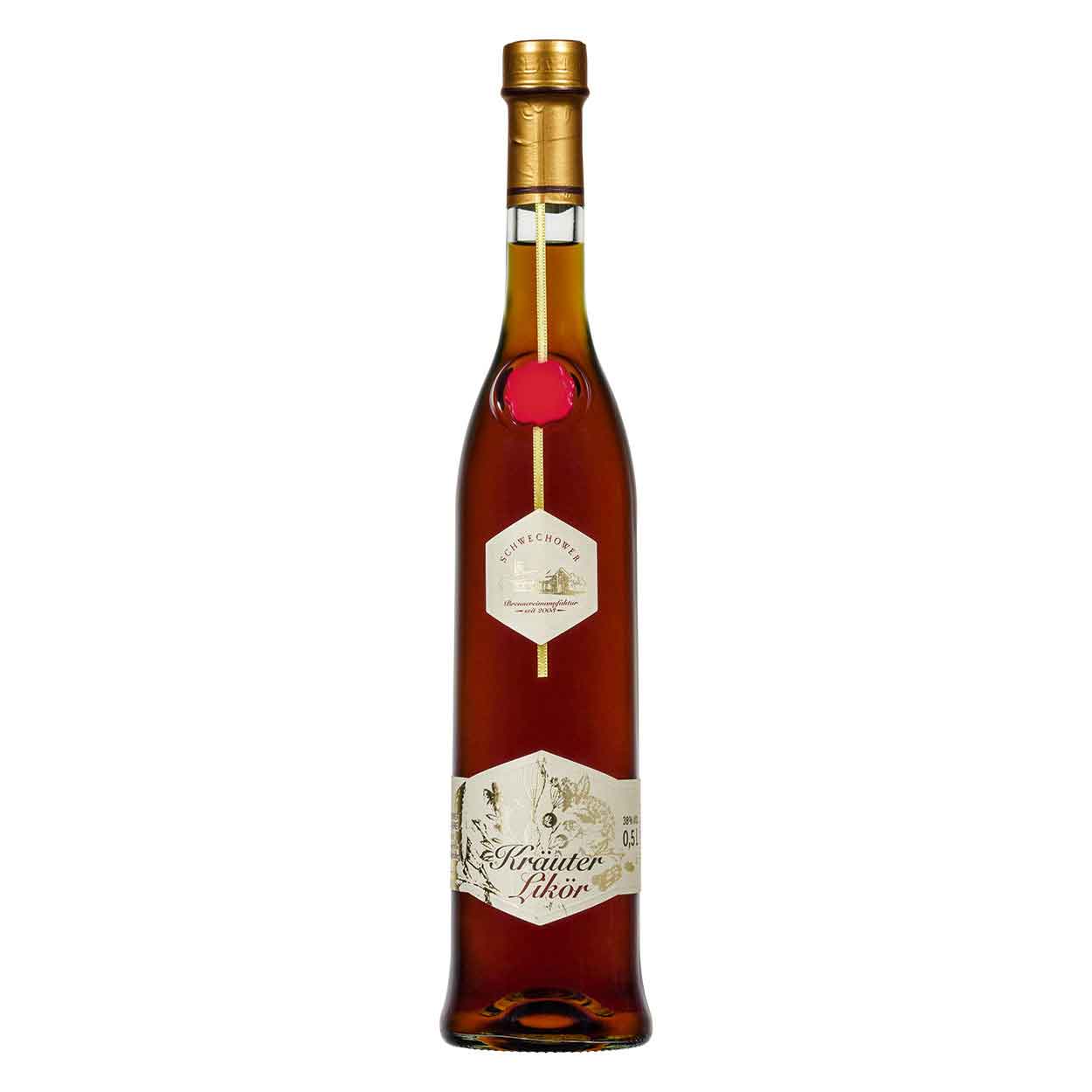 Schwechower-Krauter-Likor-500ml-1 Schwechower 1229® Kräuterlikör - Likör aus feinsten Mecklenburger Kräutern