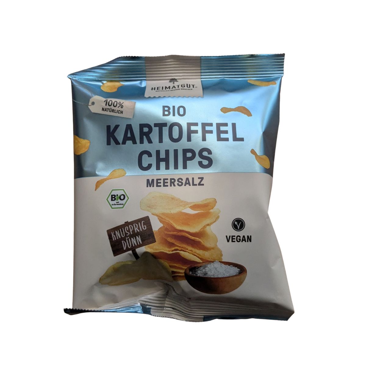 BIO Kartoffel Chips Meersalz to go 40g