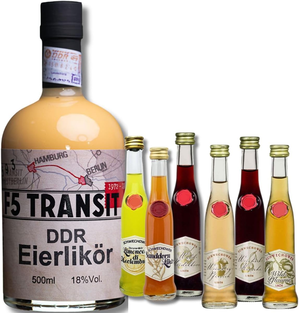 DDR Eierlikör + 6 Kleine Liköre (Mix)