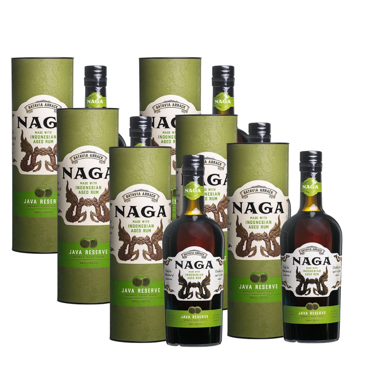 Naga Rum Java Reserve 6x0.7l (40%Vol) - RATION