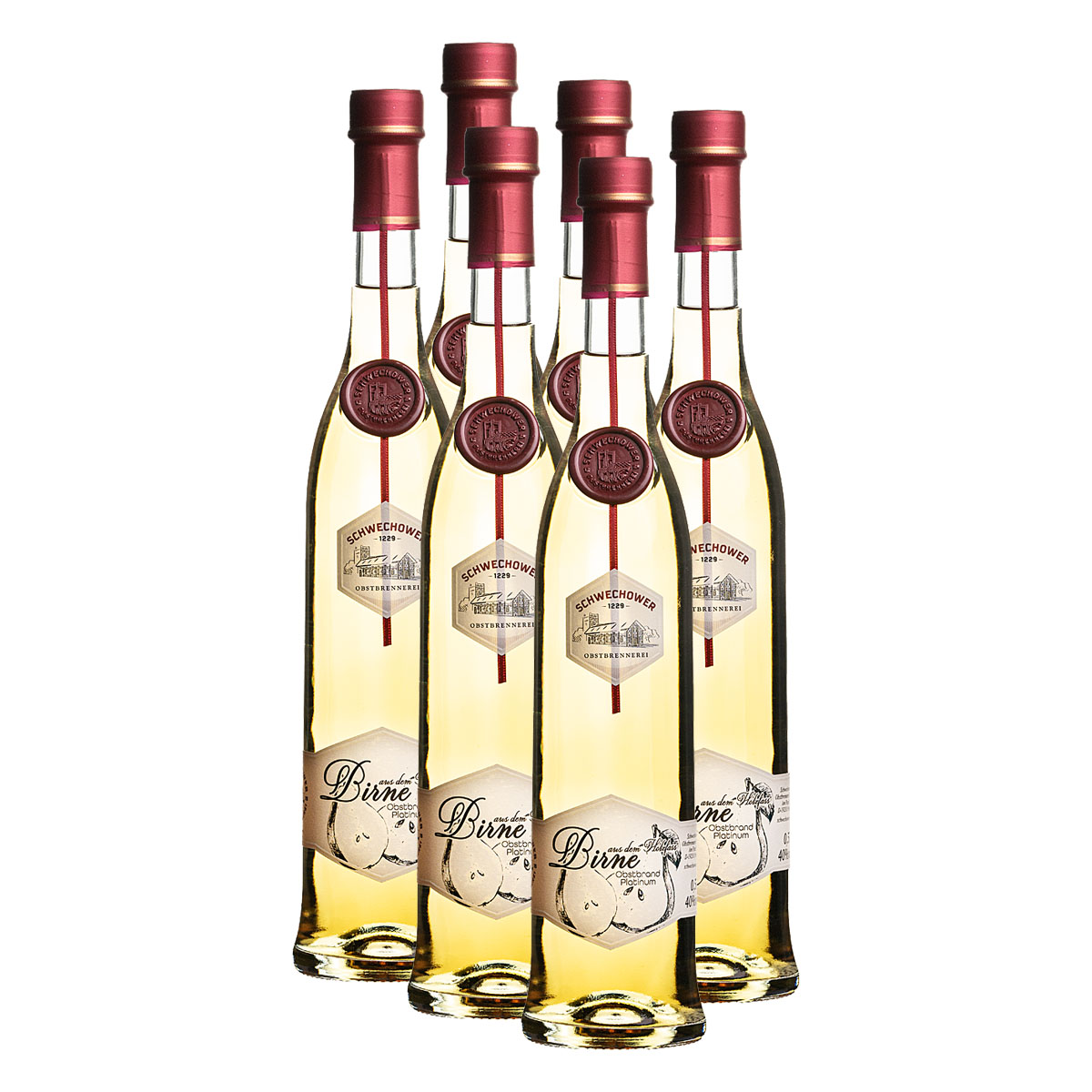 Obstbrand Fass-Birne 6x0.5l (40%Vol) *Platinum-Edition* - RATION Obstbrand Fass-Birne 6x0.5l (40%Vol) *Platinum-Edition* - RATION