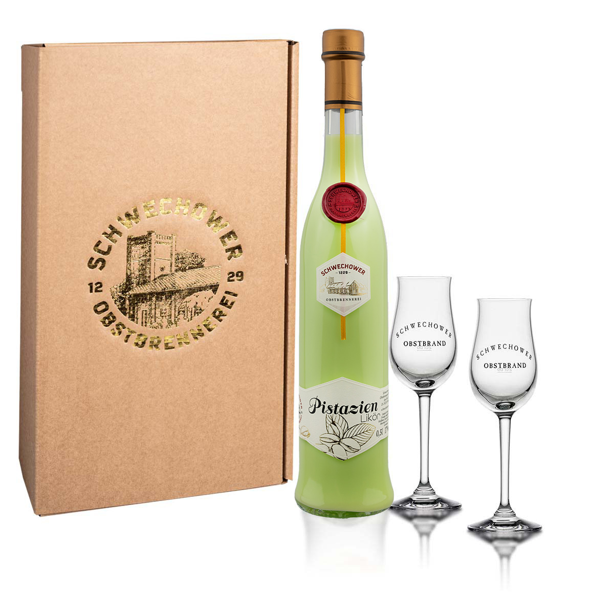 Likor-Pistazie-0-5l-2-Bouquetglaser-17-Vol-GeschenklROqkhHD6GplQ Likör Pistazie 0,5l + 2 Bouquetgläser (17%Vol.) - Geschenk