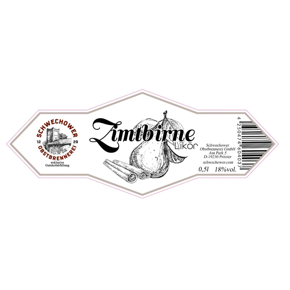 Schwechower Zimtbirne-Likör