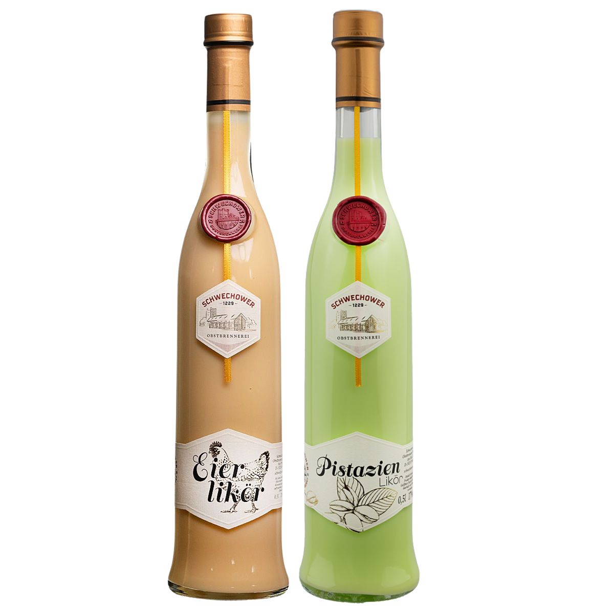 Eierlikör + Pistazienlikör 2x0.5l (Set Nr. 15335)
