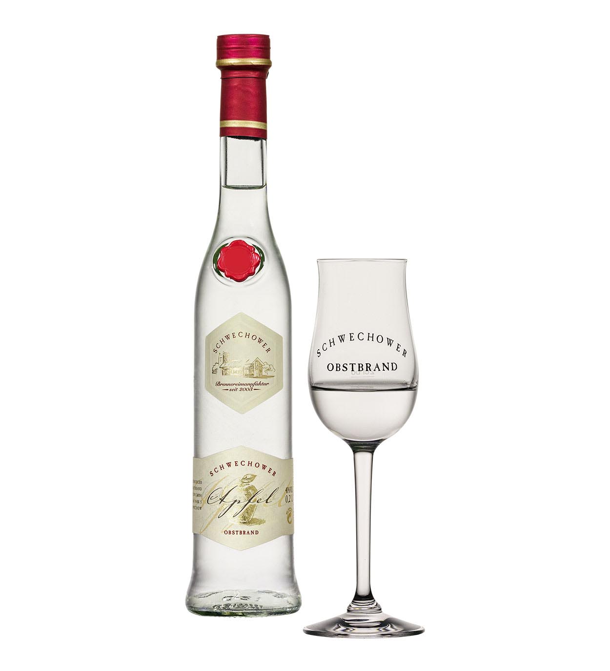 Schwechower-Apfel-Obstbrand-200ml-2 Schwechower Obstbrand Apfel