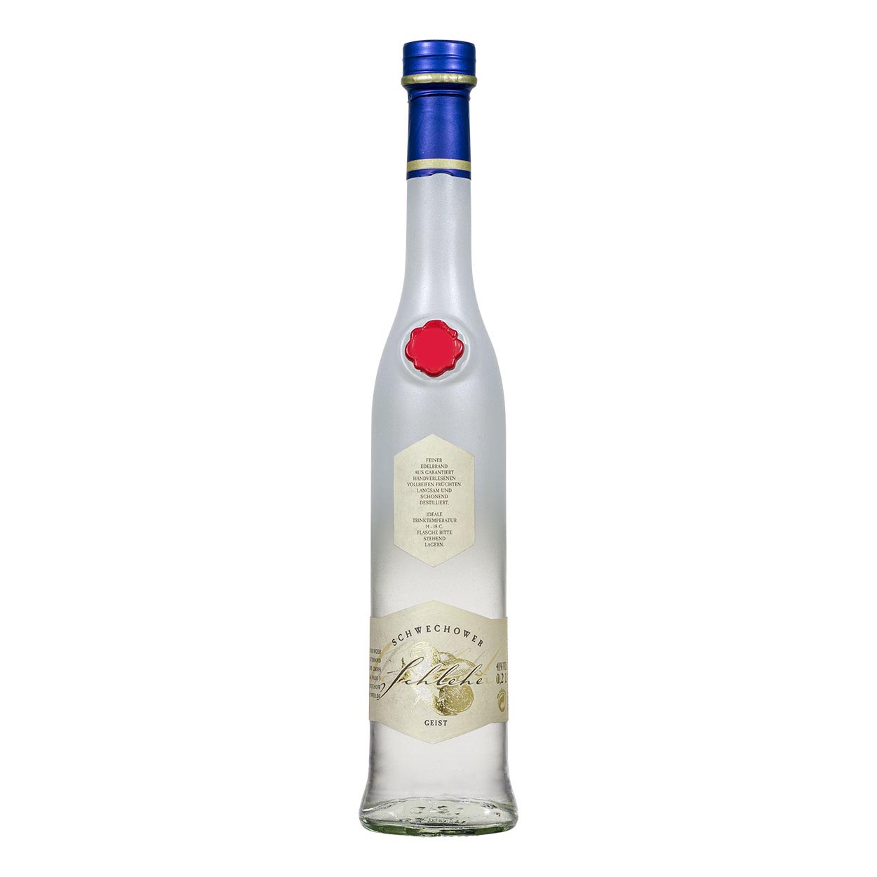 Schwechower-Schlehe-Geist-200ml-1 Schwechower 1229 Obstgeist Schlehe (40%Vol.) - Schlehengeist