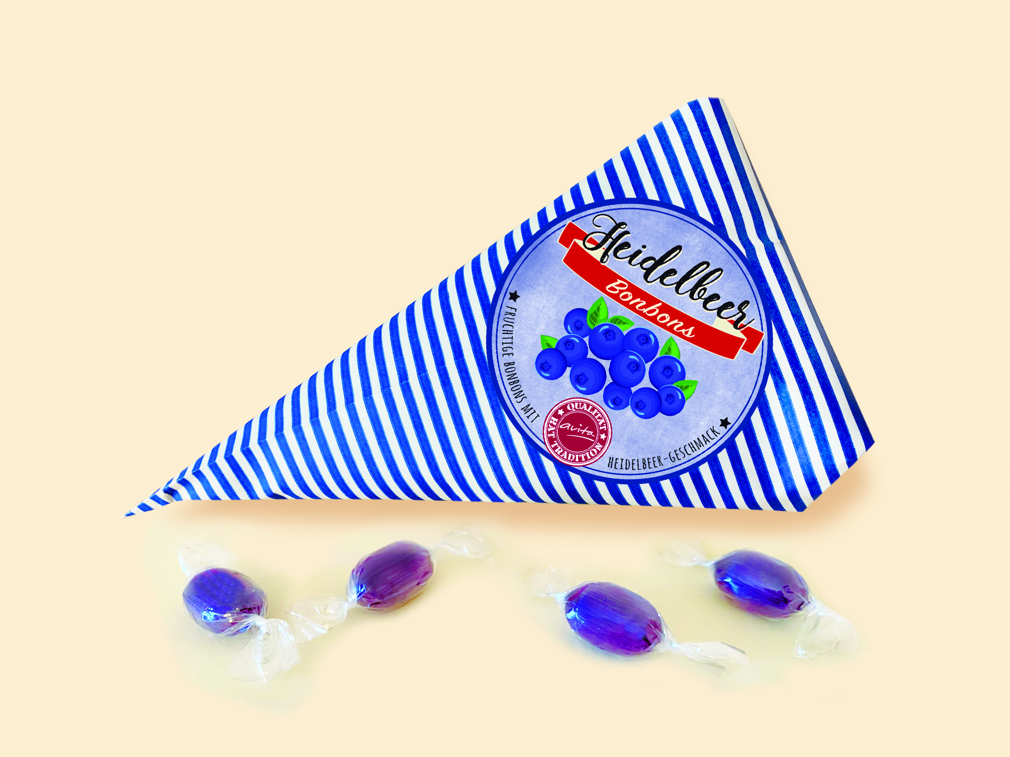Heidelbeer Bonbons 125g