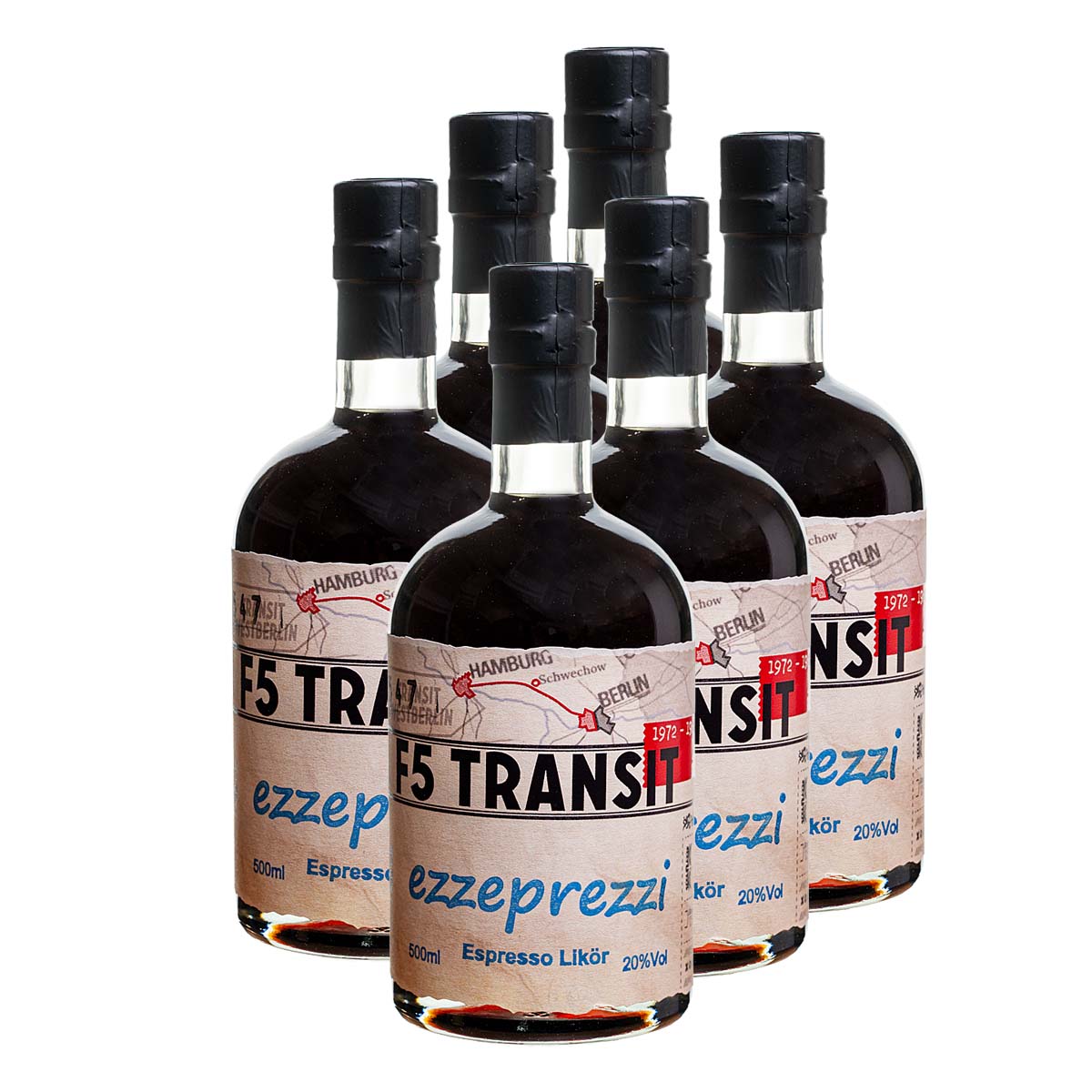 ezzeprezzi Espresso Likör 6x0.5l (20%Vol) No. 5547 - RATION ezzeprezzi Espresso Likör 6x0.5l (20%Vol) No. 5547 - RATION