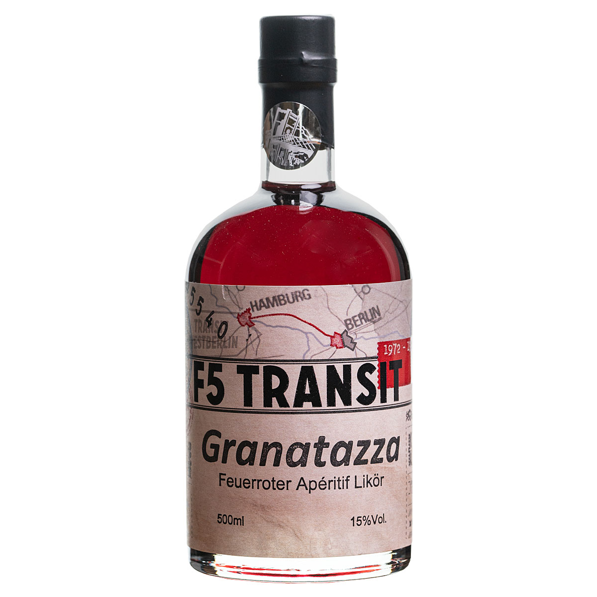 Granatazza Aperitif Granatapfel Likör 0.5l (15%Vol) No. 5540