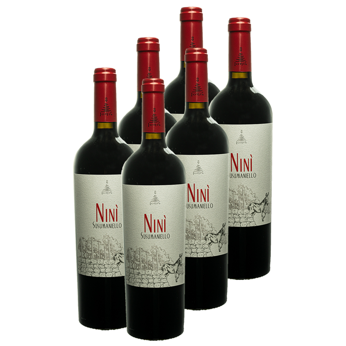 NINI Susumaniello 6x0.75l (13,5%Vol) - RATION NINI Susumaniello 6x0.75l (13,5%Vol) - RATION
