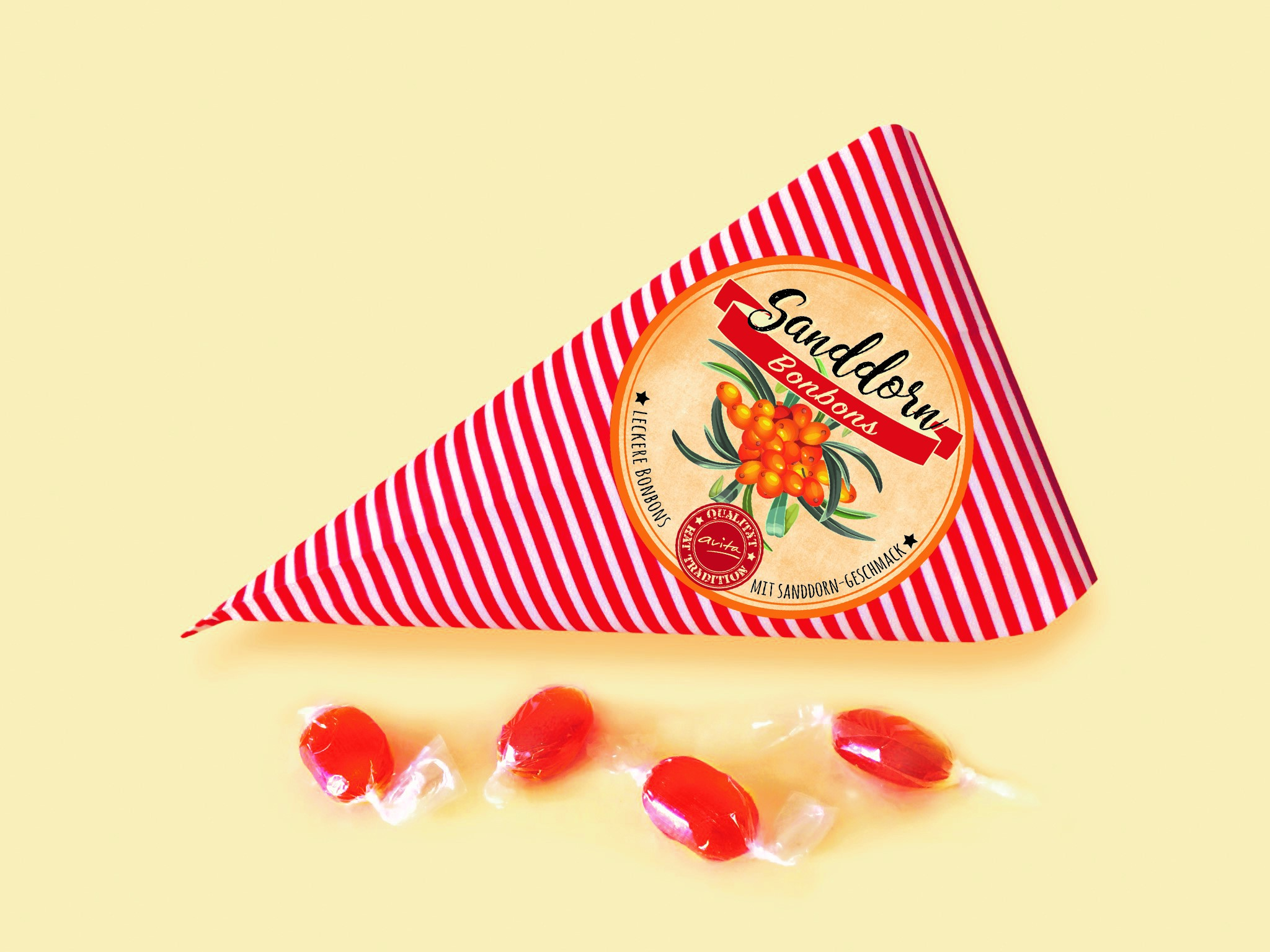 Sanddorn Bonbons 125g