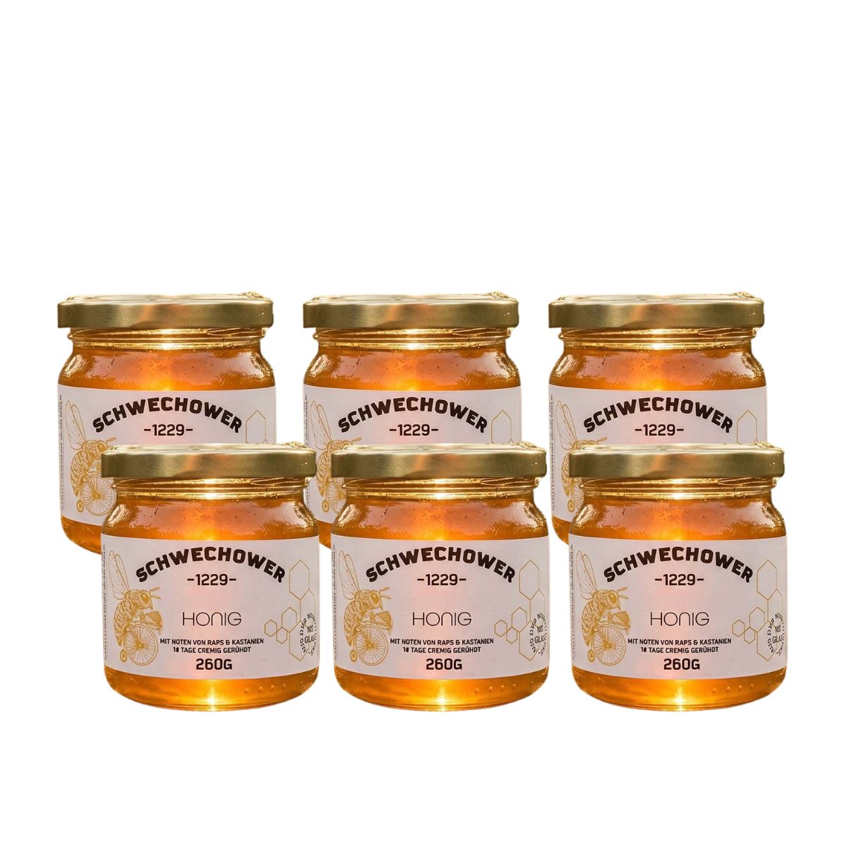 Schwechower Honig 6x260g