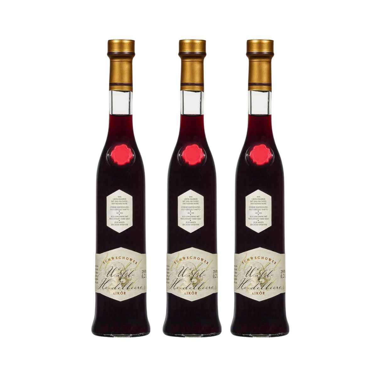 Waldheidelbeere Likör 3x0.2l (22%Vol)