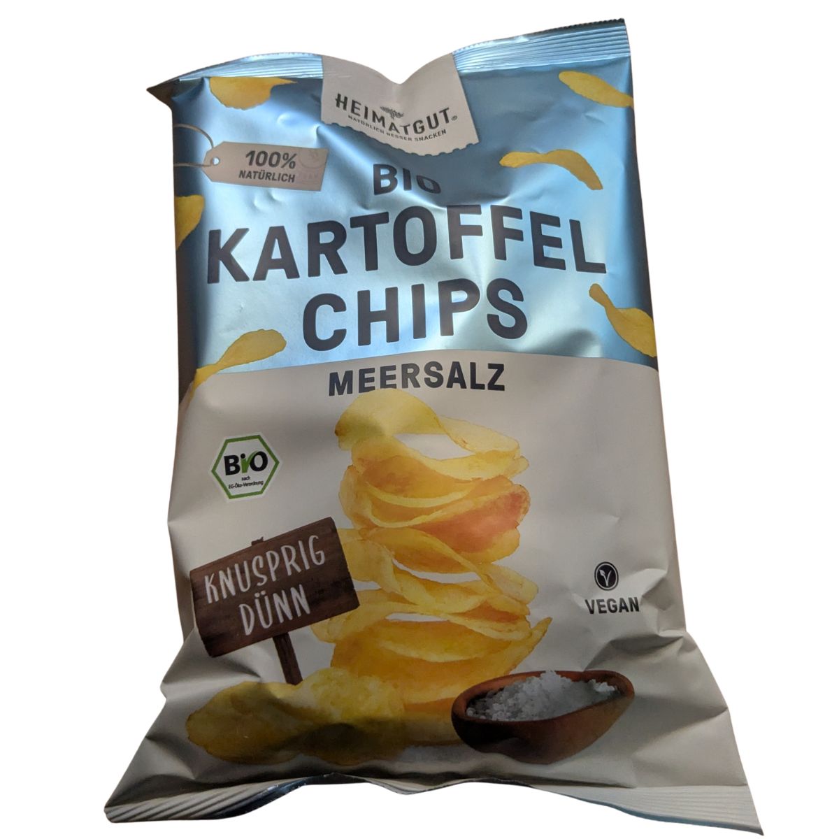BIO Kartoffel Chips Meersalz 125g