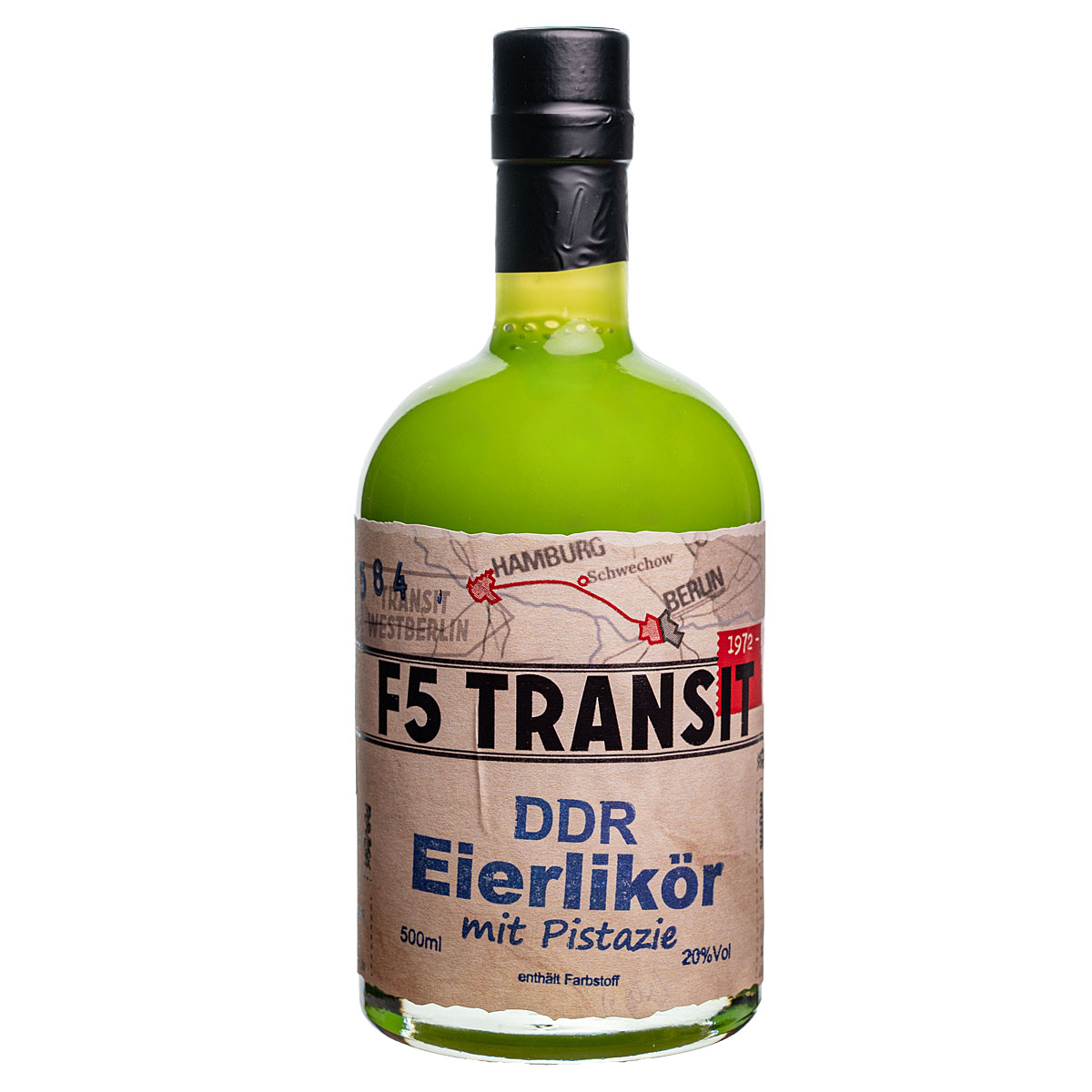 DDR Eierlikör PISTAZIE 0.5l (20%Vol) No. 5584