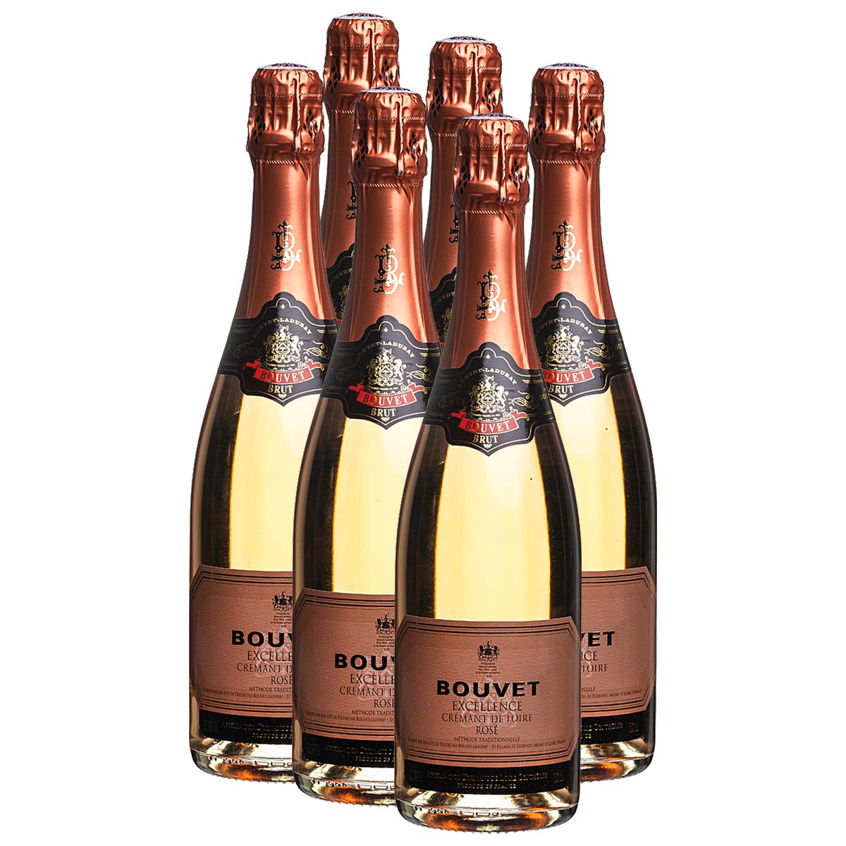 Crémant de Loire Rosé "Excellence" 6x0.75l (12,5%Vol) - RATION Crémant de Loire Rosé "Excellence" 6x0.75l (12,5%Vol) - RATION