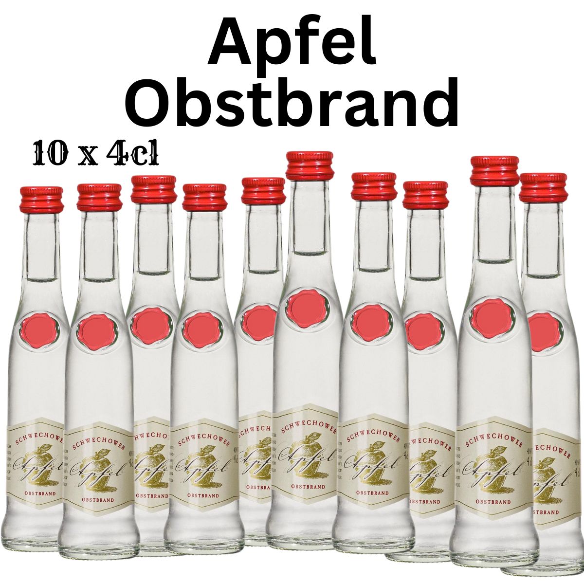 Obstbrand Apfel 10x4cl (40%Vol)