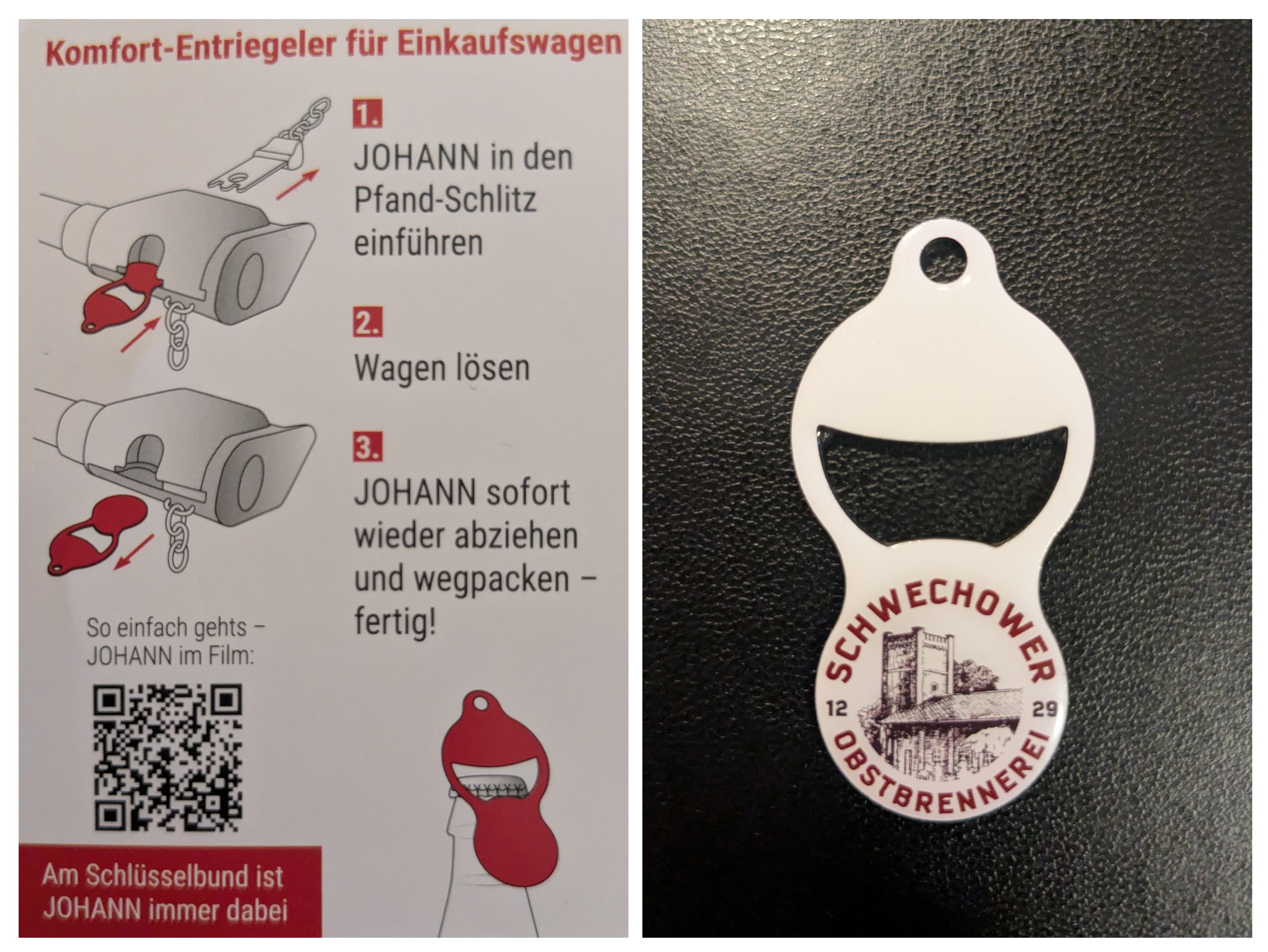 Einkaufswagenlöser Johann Duo