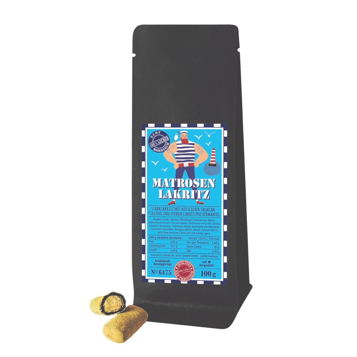 Matrosen Lakritz, Starklakritz 100g